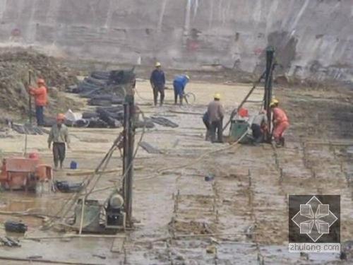 畜禽良种场我公司承建北京房山区水池地基注浆加固工程
